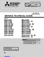 Предварительный просмотр 1 страницы Mitsubishi Electric MS-A WA Service Technical Manual