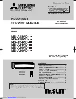 Mitsubishi Electric MS-A18VD Service Manual предпросмотр