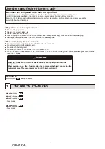 Preview for 2 page of Mitsubishi Electric MS-CP13VA-GU1 Service Manual