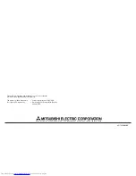 Предварительный просмотр 24 страницы Mitsubishi Electric MS-GA50VB Operating Instructions Manual