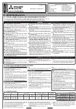 Mitsubishi Electric MS-GF20VA Installation Manual preview