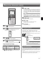 Preview for 5 page of Mitsubishi Electric MS-SE30VC Operating Instructions Manual