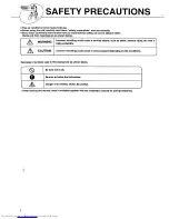 Предварительный просмотр 2 страницы Mitsubishi Electric MS09NW Operating Insructions