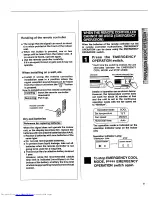 Предварительный просмотр 9 страницы Mitsubishi Electric MS09NW Operating Insructions