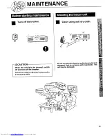 Предварительный просмотр 19 страницы Mitsubishi Electric MS09NW Operating Insructions