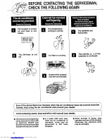 Предварительный просмотр 22 страницы Mitsubishi Electric MS09NW Operating Insructions