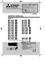 Mitsubishi Electric MSC-07RV-E2 Service Manual предпросмотр