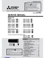 Mitsubishi Electric MSC-07RV Service Manual предпросмотр