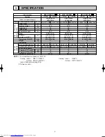 Предварительный просмотр 5 страницы Mitsubishi Electric MSC-GA20VB- E1 Service Manual