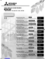 Mitsubishi Electric MSC-GE20VB Operating Instructions Manual предпросмотр