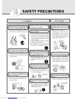 Preview for 28 page of Mitsubishi Electric MSD-CF09VB-H1 Operating Instructions Manual