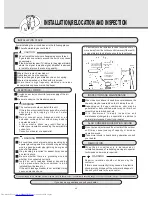 Preview for 46 page of Mitsubishi Electric MSD-CF09VB-H1 Operating Instructions Manual