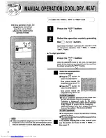 Предварительный просмотр 12 страницы Mitsubishi Electric MSH-09NV Operating Instructions Manual