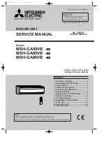 Предварительный просмотр 1 страницы Mitsubishi Electric MSH-GA50VB-E1 Service Manual