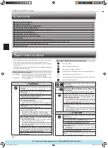 Предварительный просмотр 2 страницы Mitsubishi Electric MSH-GF25VA Operating Instructions Manual