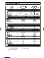 Предварительный просмотр 5 страницы Mitsubishi Electric MSH-XV07UV Service Manual