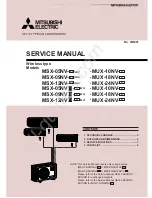 Mitsubishi Electric MSX-05NV2-E2 Service Manual предпросмотр