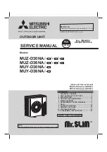 Предварительный просмотр 1 страницы Mitsubishi Electric MSY-D-NA Series Service Manual