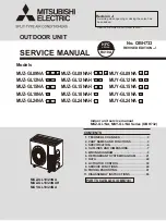 Предварительный просмотр 1 страницы Mitsubishi Electric MSY-GL-NA Series Service Manual