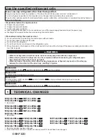 Предварительный просмотр 2 страницы Mitsubishi Electric MSY-GL09NA Service Manual