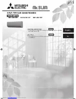 Mitsubishi Electric MSY-GM09VF Operating Instructions Manual preview