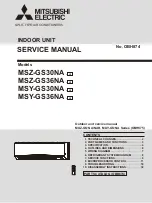 Mitsubishi Electric MSY-GS30NA-U1 Service Manual предпросмотр