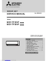 Mitsubishi Electric MSY-TP35VF-E1 Service Manual предпросмотр