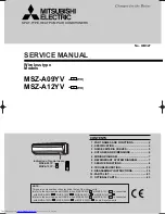 Предварительный просмотр 1 страницы Mitsubishi Electric MSZ-A09YV-E1 Service Manual