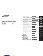 Mitsubishi Electric MSZ-A09YV SERIES Operating Instructions Manual предпросмотр