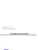 Предварительный просмотр 14 страницы Mitsubishi Electric MSZ-A09YV SERIES Operating Instructions Manual