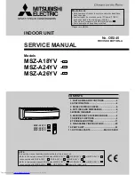 Mitsubishi Electric MSZ-A18YV Service Manual предпросмотр