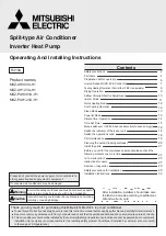 Предварительный просмотр 39 страницы Mitsubishi Electric MSZ-AH09VA-H1 Operating And Installing Instructions