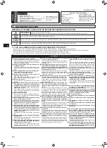 Предварительный просмотр 2 страницы Mitsubishi Electric MSZ-AP15VG Installation Manual