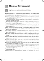 Предварительный просмотр 2 страницы Mitsubishi Electric MSZ-AP15VG Operating Instructions Manual