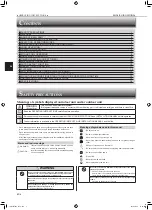 Предварительный просмотр 2 страницы Mitsubishi Electric MSZ-AP60VG Operating Instructions Manual