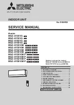 Mitsubishi Electric MSZ-AY25VG-ET1 Service Manual предпросмотр