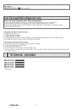 Предварительный просмотр 2 страницы Mitsubishi Electric MSZ-BT20VG Service Manual