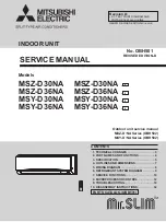 Mitsubishi Electric MSZ-D30NA Service Manual preview