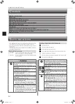 Предварительный просмотр 2 страницы Mitsubishi Electric MSZ-DM50VA Operating Instructions Manual