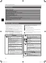 Preview for 2 page of Mitsubishi Electric MSZ-EF09NAB Operating Instructions Manual