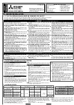 Mitsubishi Electric MSZ-EF18VE Installation Manual предпросмотр