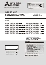 Mitsubishi Electric MSZ-EF18VGB Service Manual предпросмотр