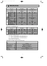 Preview for 5 page of Mitsubishi Electric MSZ-FA25VA Service Manual