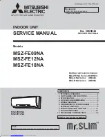 Mitsubishi Electric MSZ-FE18NA Service Manual предпросмотр