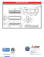 Preview for 2 page of Mitsubishi Electric MSZ-FE18NA Submittal Data