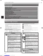 Предварительный просмотр 2 страницы Mitsubishi Electric MSZ-FH06NA Operating Instructions Manual