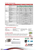 Предварительный просмотр 4 страницы Mitsubishi Electric MSZ-FH09NA Brochure & Specs