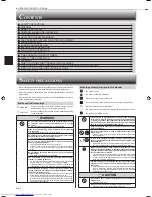 Preview for 2 page of Mitsubishi Electric MSZ-FH25VE Operating Instructions Manual