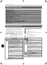 Предварительный просмотр 106 страницы Mitsubishi Electric MSZ-FH25VE2 Operating Instructions Manual