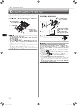 Предварительный просмотр 22 страницы Mitsubishi Electric MSZ-FT25VG Operating Instructions Manual